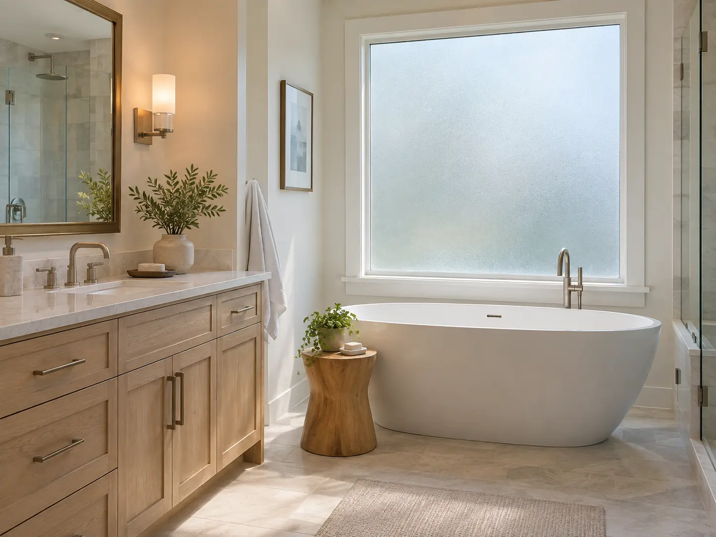 Privacy & decorative window film for residential windows